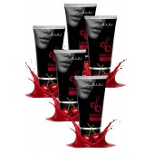 Набор из 5 съедобных лубрикантов JUJU со вкусом вишни - JuJu - купить с доставкой в Нижнекамске