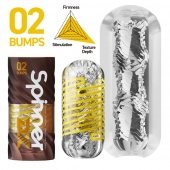 Мастурбатор Tenga Spinner DX 02 Bumps - Tenga - в Нижнекамске купить с доставкой