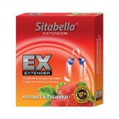 Стимулирующая насадка Sitabella Extender  Клубника - Sitabella - купить с доставкой в Нижнекамске