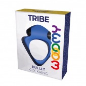 Синее эрекционное кольцо Wooomy Tribeс с вибрацией - Adrien Lastic - в Нижнекамске купить с доставкой