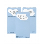 Набор из 3 упаковок ультратонких презервативов Pleasure Lab (по 12 шт.) - Pleasure Lab - купить с доставкой в Нижнекамске