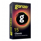 Классические презервативы с обильной смазкой Ganzo Classic - 15 шт. - Ganzo - купить с доставкой в Нижнекамске