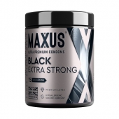 Черные утолщенные презервативы MAXUS Extra Strong с железным кейсом - 15 шт. - Maxus - купить с доставкой в Нижнекамске