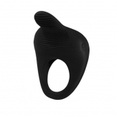 Чёрное эрекционное виброкольцо Thimble - Baile - в Нижнекамске купить с доставкой