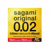 Презерватив увеличенного размера Sagami Original 0.02 XL-size - 1 шт. - Sagami - купить с доставкой в Нижнекамске