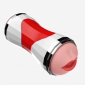 Двусторонний мастурбатор в колбе Power Grip Cup - вагина и ротик - Boys of Toys - в Нижнекамске купить с доставкой