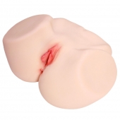 Мастурбатор-полуторс с двойным слоем материала Jenny Onahole Real Vagina - KOKOS - в Нижнекамске купить с доставкой