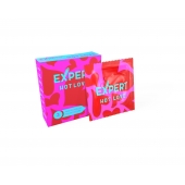 Презервативы с разогревающим эффектом Expert Hot Love - 3 шт. - Expert - купить с доставкой в Нижнекамске