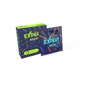 Светящиеся в темноте презервативы Expert Neon - 3 шт. - Expert - купить с доставкой в Нижнекамске