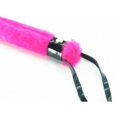 Нежная плеть с розовым мехом BDSM Light - 43 см. - БДСМ Арсенал - купить с доставкой в Нижнекамске