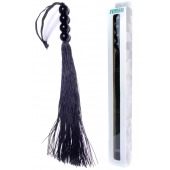 Черная силиконовая плеть - 37 см. - Boys of Toys - купить с доставкой в Нижнекамске