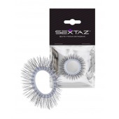 Круглое эрекционное кольцо с «ресничками» - Sextaz - в Нижнекамске купить с доставкой