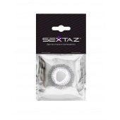 Эластичное эрекционное кольцо с длинными черными «ресничками» - Sextaz - в Нижнекамске купить с доставкой