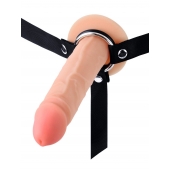 Мужской полый страпон на регулируемых ремнях - 18,5 см. - Sex Expert - купить с доставкой в Нижнекамске