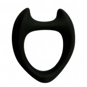Черное эрекционное кольцо с рожками Wooomy Toro M - Adrien Lastic - в Нижнекамске купить с доставкой