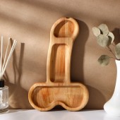 Деревянное блюдо для подачи в форме члена (25 х 16,5 х 1,7 см) - Сима-Ленд - купить с доставкой в Нижнекамске