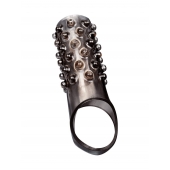 Дымчатая насадка на пенис с выпуклостями - 12 см. - Sex Expert - в Нижнекамске купить с доставкой