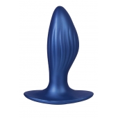 Синяя анальная пробка G Stuck Silicone Anal Plug - 12,5 см. - NMC