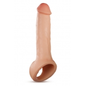 Телесная насадка-удлинитель Thrive 8.75 Inch Realistic Penis Extender Sleeve - 22,2 см. - Blush Novelties - в Нижнекамске купить с доставкой