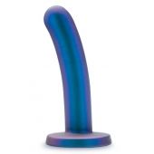 Синяя насадка с гладкой поверхностью Surrender 5.75 Inch Intermediate Pegging Dildo - 14,6 см. - Blush Novelties - купить с доставкой в Нижнекамске