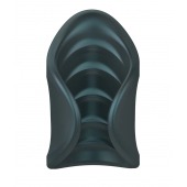 Серый сквозной мастурбатор с вибрацией Manwan Starter - Manwan - в Нижнекамске купить с доставкой