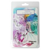 Набор из 3 эрекционных прозрачных колец - Boys of Toys - в Нижнекамске купить с доставкой