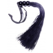 Черная силиконовая плетка - 25,4 см. - Boys of Toys - купить с доставкой в Нижнекамске