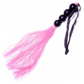 Розовая силиконовая плеть - 35,5 см. - Boys of Toys - купить с доставкой в Нижнекамске