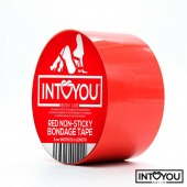 Красный скотч для фиксации Non-Sticky Bondage Tape - 15 м. - Intoyou - купить с доставкой в Нижнекамске