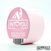 Розовый скотч для фиксации Non-Sticky Bondage Tape - 15 м. - Intoyou - купить с доставкой в Нижнекамске