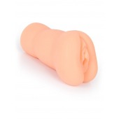 Телесный мастурбатор-вагина с 2 эрекционными кольцами в комплекте - Sexy Girl - в Нижнекамске купить с доставкой