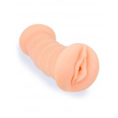 Телесный двусторонний мастурбатор с вибропулей и эрекционными кольцами в комплекте - Sexy Girl - в Нижнекамске купить с доставкой