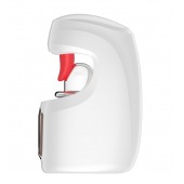 Белый мастурбатор с язычком и возвратно-поступательными движениями - Secwell - в Нижнекамске купить с доставкой