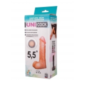 Фаллическая насадка Харнесс UNICOCK 5,5  - 17 см. - LOVETOY (А-Полимер) - купить с доставкой в Нижнекамске