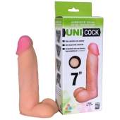 Фаллическая насадка Харнесс UNICOCK 7  - 19 см. - LOVETOY (А-Полимер) - купить с доставкой в Нижнекамске