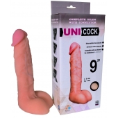 Фаллическая насадка Харнесс UNICOCK 9  - 24 см. - LOVETOY (А-Полимер) - купить с доставкой в Нижнекамске