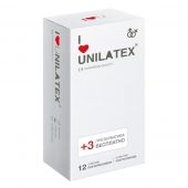 Ультратонкие презервативы Unilatex Ultra Thin - 12 шт. + 3 шт. в подарок - Unilatex - купить с доставкой в Нижнекамске