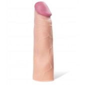 Реалистичная насадка с ярко выраженной головкой - 16,5 см. - A-toys - в Нижнекамске купить с доставкой