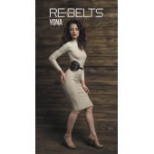 Пояс с клёпками Yona Black - Rebelts - купить с доставкой в Нижнекамске