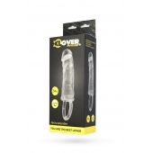 Прозрачная насадка с петлёй для фиксации - 14 см. - ToyFa - в Нижнекамске купить с доставкой