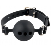 Силиконовый кляп-шар с отверстиями для дыхания Silicone Breathable Ball Gag Small - Pipedream - купить с доставкой в Нижнекамске