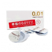 Супер тонкие презервативы Sagami Original 0.01 - 5 шт. - Sagami - купить с доставкой в Нижнекамске