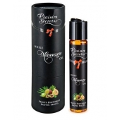 Массажное масло с ароматом экзотических фруктов Huile de Massage Gourmande Fruits Exotiques - 59 мл. - Plaisir Secret - купить с доставкой в Нижнекамске