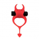 Красное эрекционное кольцо в форме дьяволенка DEVOL COCKRING - Adrien Lastic - в Нижнекамске купить с доставкой