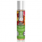 Смазка с ароматом тропических фруктов JO Flavored Tropical Passion - 30 мл. - System JO - купить с доставкой в Нижнекамске