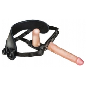 Женский страпон с вагинальной пробкой Woman Strap - 18 см. - LOVETOY (А-Полимер) - купить с доставкой в Нижнекамске