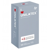 Презервативы с точками Unilatex Dotted - 12 шт. + 3 шт. в подарок - Unilatex - купить с доставкой в Нижнекамске