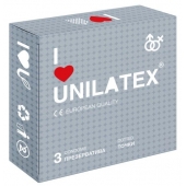 Презервативы с точками Unilatex Dotted - 3 шт. - Unilatex - купить с доставкой в Нижнекамске
