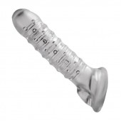 Утолщающая ребристая насадка на пенис - Доминирующее кольцо - в Нижнекамске купить с доставкой