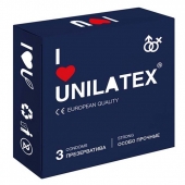 Ультрапрочные презервативы Unilatex Extra Strong - 3 шт. - Unilatex - купить с доставкой в Нижнекамске